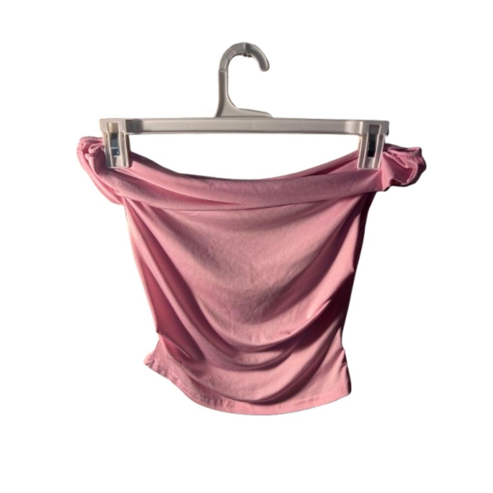 SHEIN Pink Ruched Draped Mini Skirt Size M Y2K Coquette